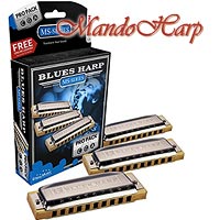 MandoHarp - Hohner Harmonicas - M5330XP Blues Harp MS Pro Pack