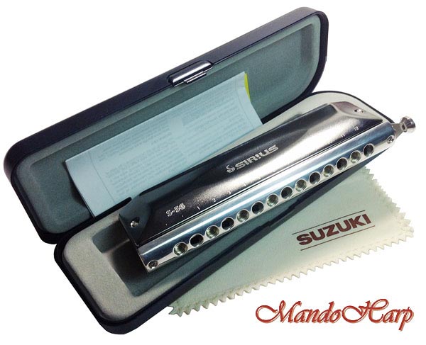 MandoHarp - Suzuki Chromatic Harmonica - S-56C Sirius