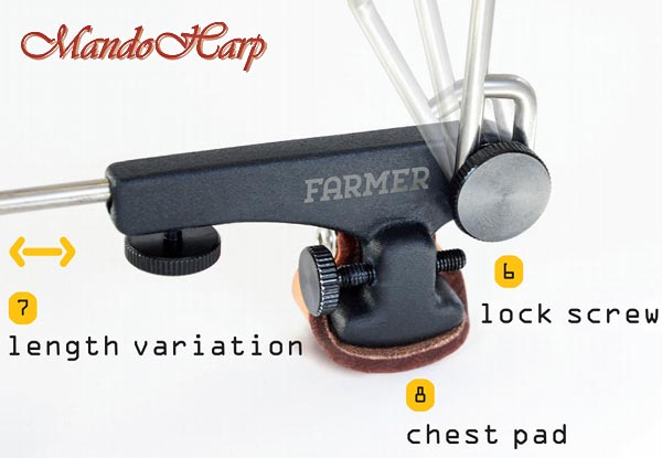 MandoHarp - Seydel Harmonica Harness - 950000 GECKO