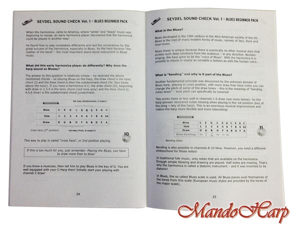 MandoHarp -Seydel 40001 Soundcheck Vol. 1 - Blues Beginner Pack