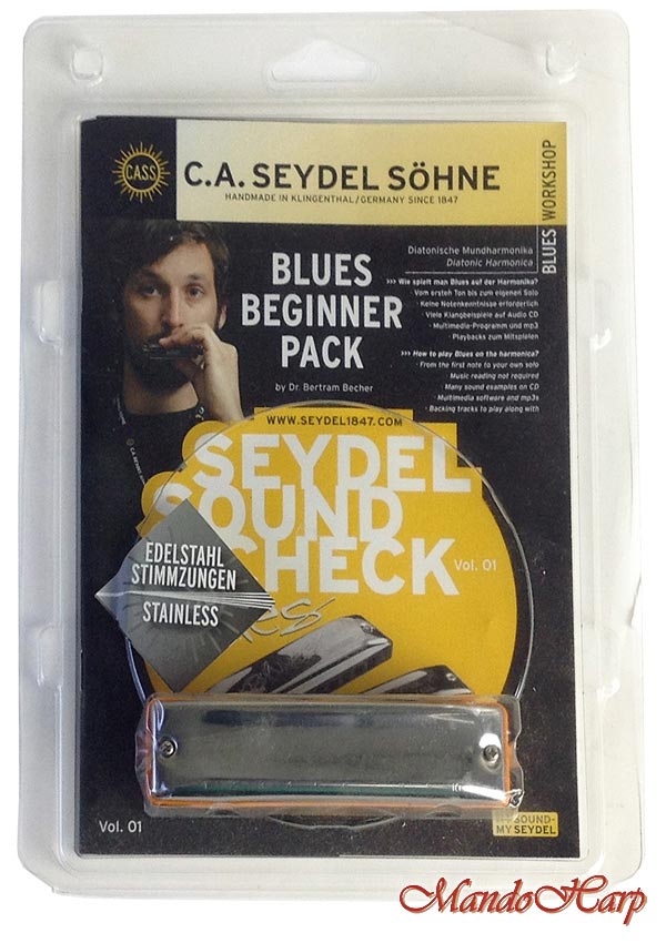 MandoHarp -Seydel 40020 Soundcheck V1. STEEL - Blues Beginner Pack