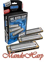 MandoHarp - Hohner Harmonicas - M5900XP Big River Harp MS Pro Pack