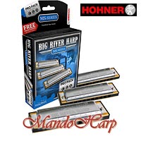MandoHarp - Hohner Harmonicas - M5900XP Big River Harp MS Pro Pack