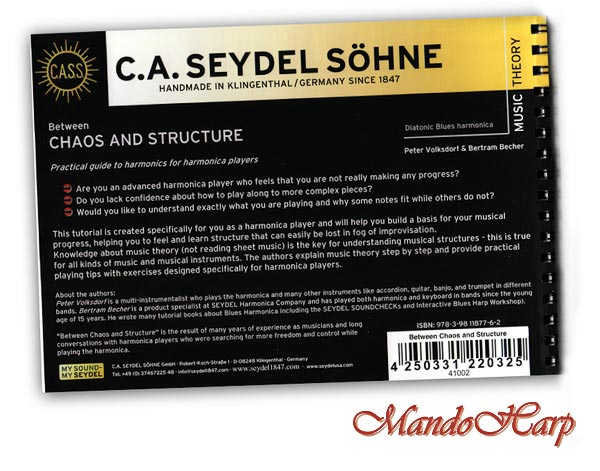 MandoHarp -Seydel 41002 Chaos and Structure - Practical Guide to Harmonics