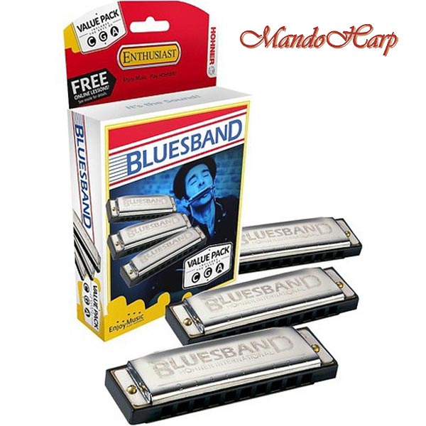 MandoHarp - Hohner Harmonicas - M559XP BluesBand Value Pack
