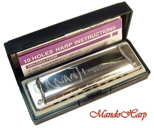 MandoHarp - Suzuki Diatonic Harmonica - M-20-L Manji Low