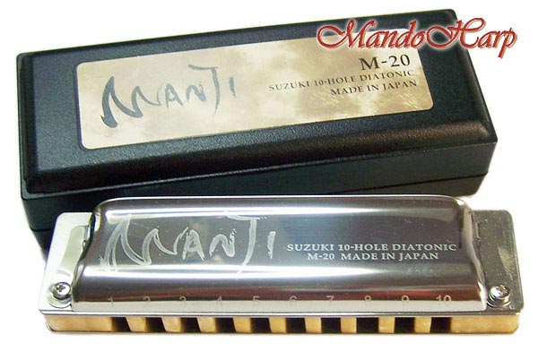 MandoHarp - Suzuki Diatonic Harmonica - M-20-L Manji Low