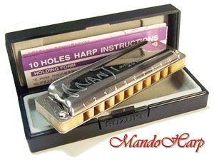 MandoHarp - Suzuki Diatonic Harmonica - M-20-L Manji Low