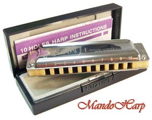 MandoHarp - Suzuki Diatonic Harmonica - M-20-L Manji Low