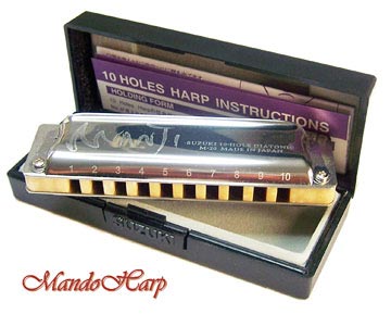 MandoHarp - Suzuki Diatonic Harmonica - M-20-L Manji Low