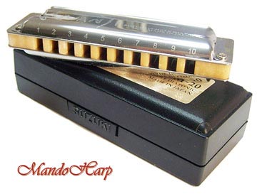 MandoHarp - Suzuki Diatonic Harmonica - M-20-L Manji Low