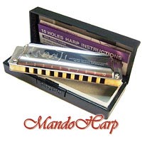 MandoHarp - Suzuki Diatonic Harmonica - M-20-Nm Manji Natural Minor