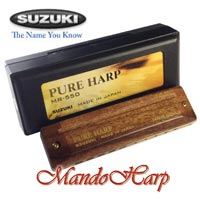 MandoHarp - Suzuki MR550H Hawaiian Koa Pure Harp
