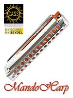 MandoHarp - Seydel Harmonica - 54481 NONSLIDER Chromatic DE LUXE STEEL