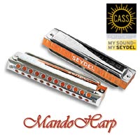 MandoHarp - Seydel Harmonica - 54481 NONSLIDER Chromatic DE LUXE STEEL