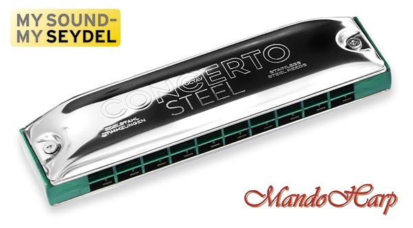 MandoHarp - Seydel Octave Harmonica - 31401 Concerto Steel