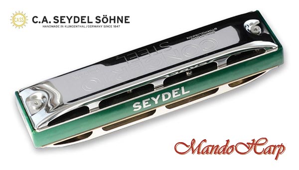 MandoHarp - Seydel Octave Harmonica - 31401 Concerto Steel