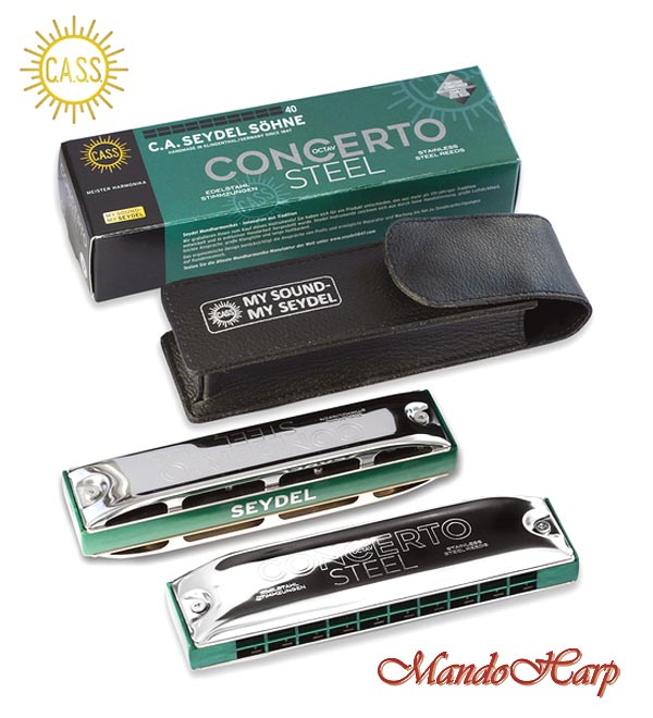 MandoHarp - Seydel Octave Harmonica - 31401 Concerto Steel
