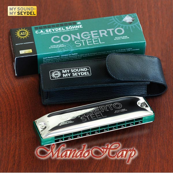 MandoHarp - Seydel Octave Harmonica - 31401 Concerto Steel
