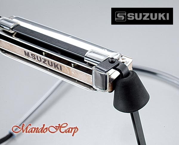 MandoHarp - Suzuki SHH-10R Diatonic Harmonica Holder/Harness