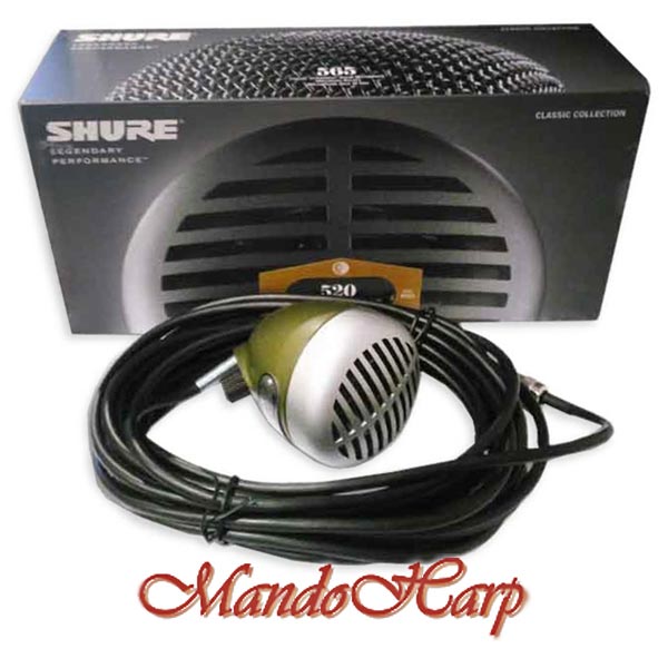 Shure 520DX Harmonica Microphone
