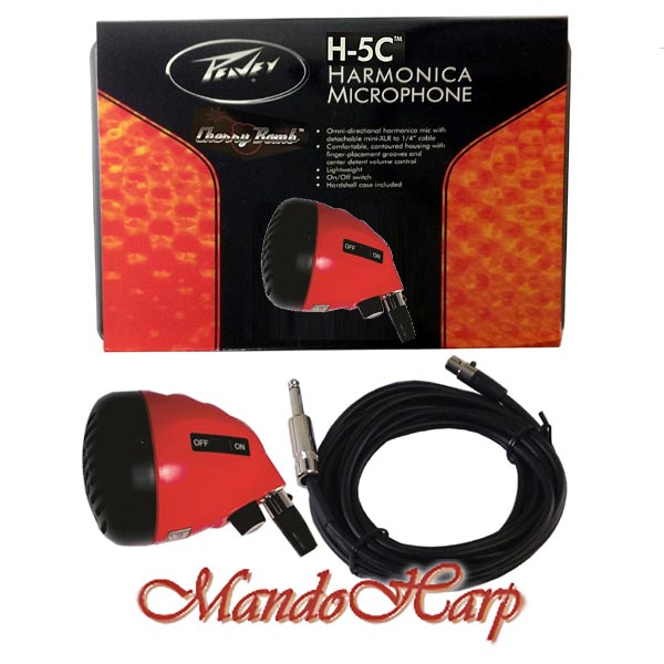 Peavey H-5C Cherry Bomb Harmonica Microphone