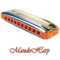 MandoHarp - Seydel Harmonicas - 10316 Blues Session Steel 5 Harmonica Set