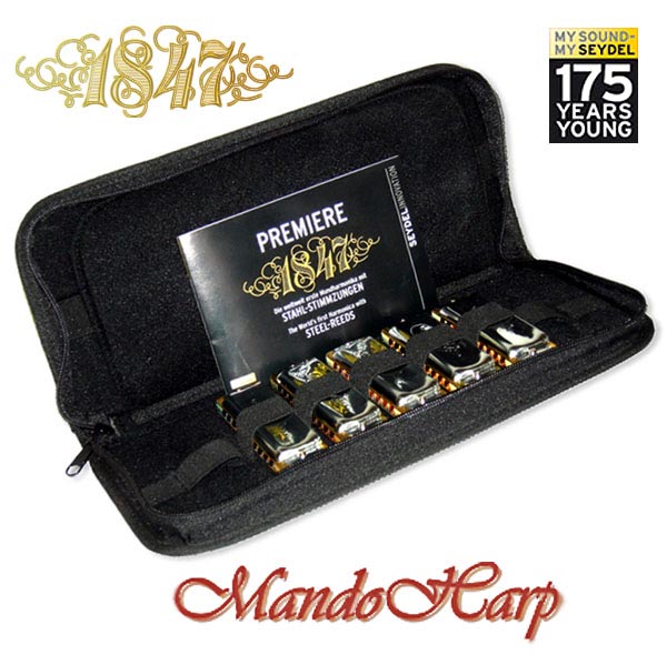 MandoHarp - Seydel Harmonicas - 16216 1847 Classic 5 Harmonica Set