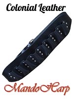MandoHarp - Colonial Leather C11 Harmonica Belt