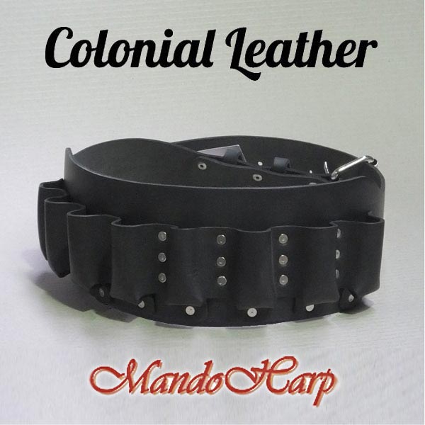 MandoHarp - Colonial Leather C11 Harmonica Belt