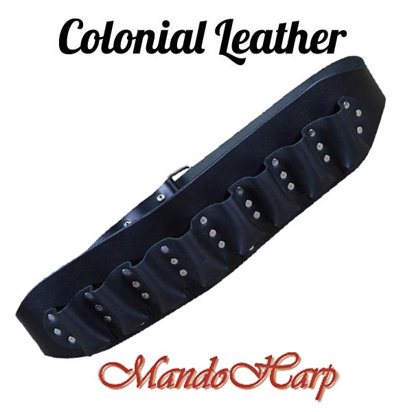 MandoHarp - Colonial Leather C11 Harmonica Belt