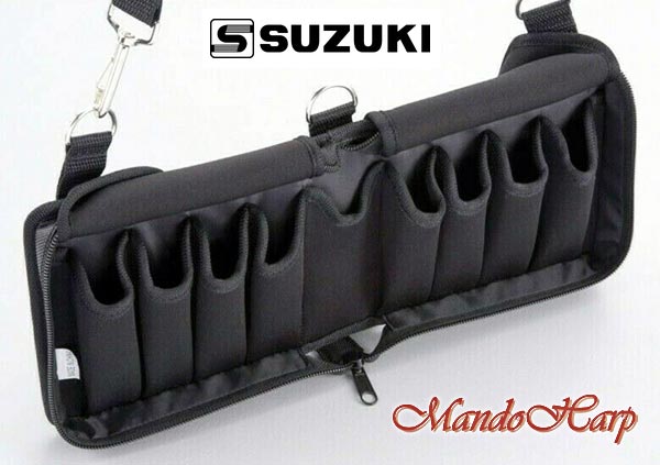 MandoHarp - Suzuki 10HC-8 Soft Nylon Case for ten diatonic harmonicas