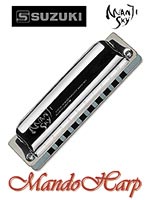 MandoHarp - Suzuki Diatonic Harmonica - M-20S Manji Sky