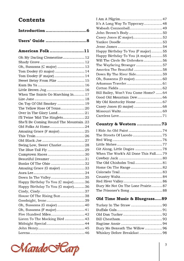 MandoHarp - Seydel 41005 The Big Harmonica Songbook