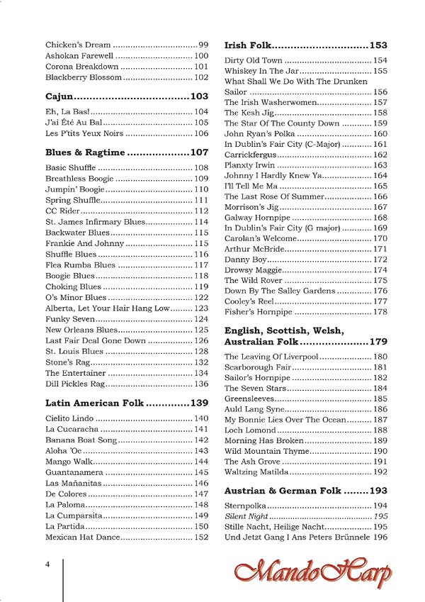 MandoHarp - Seydel 41005 The Big Harmonica Songbook