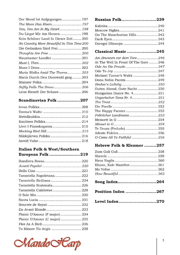 MandoHarp - Seydel 41005 The Big Harmonica Songbook