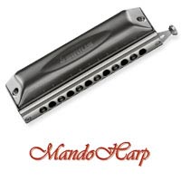 MandoHarp - Suzuki Chromatic Harmonica - S-48B Sirius Bass 12-Hole