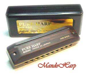 MandoHarp - Suzuki MR-550 Pure Harp - Rosewood
