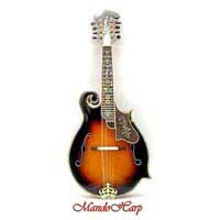 MandoHarp - 'Noose' Hand-Made F-5-Style Wide-Bodied Inlaid Mandolin (060020-MF)