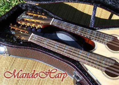 MandoHarp - Double Neck Mandolin/Mandola