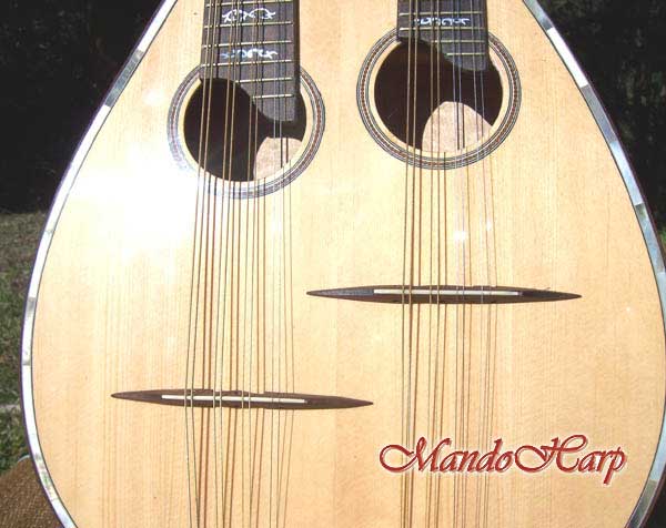 MandoHarp - Double Neck Mandolin/Mandola