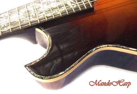 MandoHarp - Hand-Made F4-Style Inlaid Mandolin