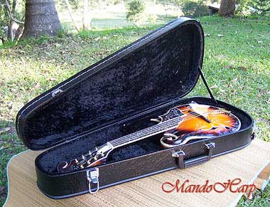 MandoHarp - Hand-Made Inlaid F5 Mandolin