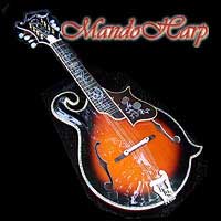 MandoHarp - 'Bird of Paradise' Hand-Carved F5-Style Mandolin with Abalone and Mother of Pearl Inlay