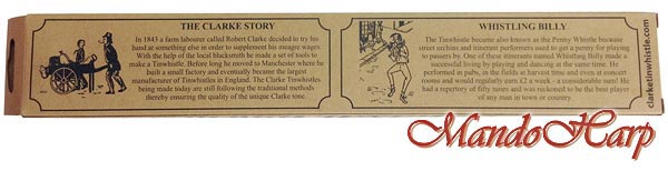MandoHarp - Clarke Original 200 Tin Whistle - 200th Anniversary Edition