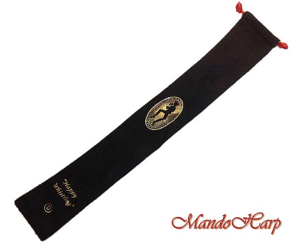 MandoHarp - Clarke Soft Fabric Tinwhistle Carry Pouch (C or D)