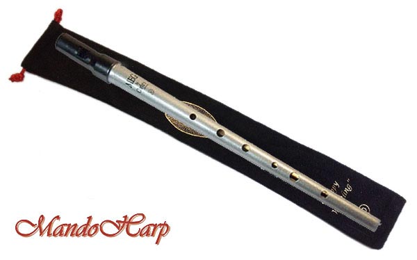 MandoHarp - Clarke Soft Fabric Tinwhistle Carry Pouch (C or D)