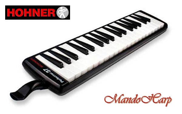 MandoHarp - Hohner Melodica - 943312 Performer 37 Student Series Alto + Soprano