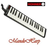 MandoHarp - Hohner Melodica - 943312 Performer 37 Student Series Alto + Soprano