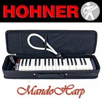 MandoHarp - Hohner Melodica - 943312 Performer 37 Student Series Alto + Soprano